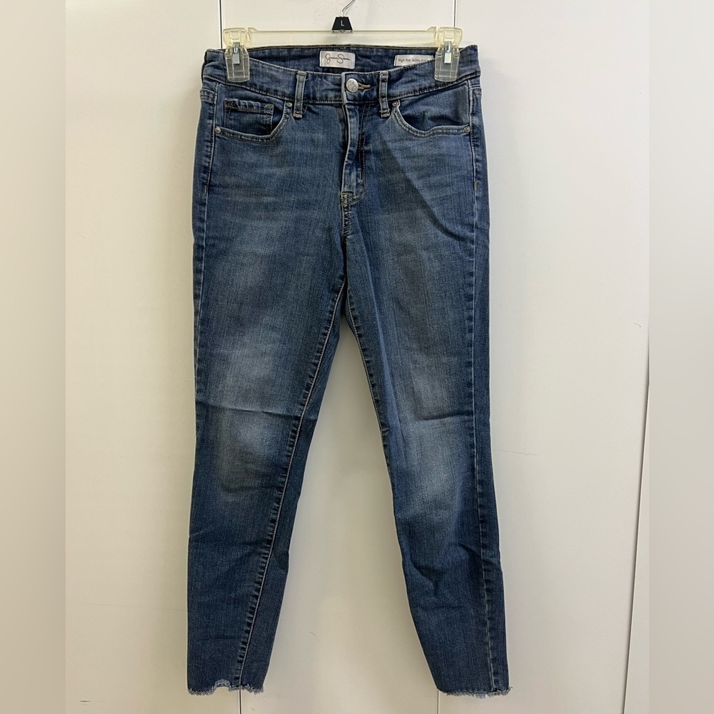 Excellent Condition Jessica Simpson High Rise Skinny Ankle Jeans with Pockets